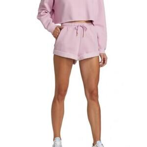 We Wore What Cozy Lilac Pull On Sweat Short - XS